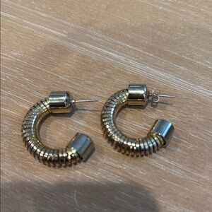 Gold Hoop Earrings Vintage